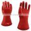 1 KV Long Low Voltage Class 0 Electric Worker Safety Hand Protection Latex Rubber Insulating Gloves
