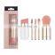 Portable Mini Makeup Brushes Powder Blush Foundation Sponge Eyebrow Eye shadow Lip 5 In 1 Makeup Brush Set