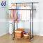 Stable quality coat rack with storage rolling coat rack with shelf