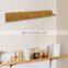 Durable 5 Hooks Modern Bamboo Wall Mounted Coat Hat Rack Bamboo Entryway Hanger