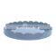 Many Color Round Wave Style Lacquered Serving Tray Luxury Decorative