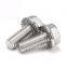 Metric Stainless Steel Hex Cap Serrated Flanged Screw/ Bolt With Nuts