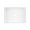 White 21 inch farmhouse kitchen sink vitreous china bathroom apron front sink