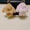 D66Plush animal Rabbit Keychain Rabbit fur plush toy Plush soft plush accessories plush bag purse ornaments