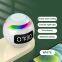 Digital clock with speaker mini speaker alarm clock blues tooth speaker High sound quality and loud volume RGB FM radio TF CARD