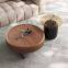 Stylish Wood Coffee Table with North American Fas - Grade Walnut Veneer