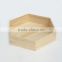 2016 hot sale custom hexagon wooden fruit storage box made in China