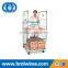 Warehouse folded wire mesh logistic cart