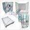 Metal industrial PET preform wire mesh container