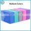 multiple colors 3''x6''x9'' custom print yoga block for gym home outdoor use