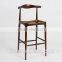 RCH-0801 antique solid wood bar chair cow horn chairs