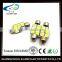 White 36MM 5050 6SMD Festoon Dome Interior LED Light Bulbs 12 car led light