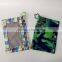 Camouflage open window PU material pencil pouch