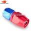 Aluminum Oil Cooler Fitting Straight Swivel Hose Ends Adapter Blue and Red 40-001-12