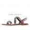 new product women flat sandal shoe high quality sexy colorful women casual sandal charming lady sandal