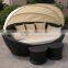 oval rattan daybed / wicker daybed / round rattan daybed / round lounge