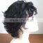 Wholesale stock virgin curly remy brazilian hair short lace full wigs