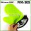 Customized hone&garden bbq oven mitts food grade silicone oven gloves cotton