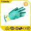 Nitrile coated work gloves rubber coated work cotton gloves