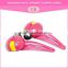 Butterfly shape fashion crystal resin material barrette hair clip women hair accessories