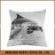 PLUS high quality cheap jacquard black and white Cushion Cover factory