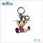 2016 Custom Material Keychain Souvenir With Keyring