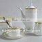 15pcs decal bone china tea sets