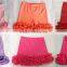 Wholesale baby ruffle shorts soft knit cotton baby icing ruffled shorts
