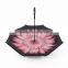 New design C handle Upside Down Double Layer inverted advertising/promotion/golf umbrella