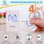 HD01 4 In 1 Long Range Wireless Doorbell, Motion Sensor Light, Emergency Flashlight, Security Alarm, One Push Button, White