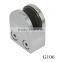 casting 1/2"stainless steel 316 glass clamp flat base