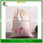 Custom promotional cotton drawstring grocery backpack bags