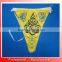string flag in small size,20*30cm pennnant flag at cheap price,triangular flag