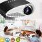 New!! wholesale Mini Portable LED Digital Projector Portable Home Theater LED LCD Projector White Digital Projector TV USB VGA