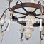 Vintage Wood Chandelier Lighting Lamp for Vintage Home Decor MD018-L6