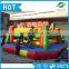 Hot sale 3*4m, 4*5m custom inflatable fighting ring boxing for sale, large inflatable boxing platform,boxing ring ropes