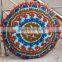 Bohemian Suzani Beautiful Round shape Cushion cover round cushion cover