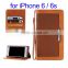 China Price Leather Case with Card Slots for iPhone 6, Case for iPhone 6s with Holder