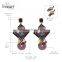 Discount jewelry new arrival mix color painting dangle earrings for women