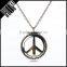 Best selling fashion zinc alloy silver peace pendant