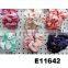 custom beautiful printed fabric hair scrunchies wholesale
