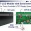 TFT-LCD Module with driver kernel & serial interface/ touch screen with led backlight