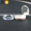 round empty compact face powder container for cosmetic loose powder with mirror