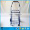 ISO cheap steel folding shopping cart of Guangzhou manufacturer