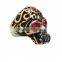 Vintage Men's Ring Skull Punk Titanium Steel Stainless Steel Ring