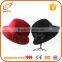 Customize cheap felt hats red 100% wool mini fedora hat with bowknot