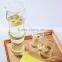 2015 china supplier 800ml wholesale high quality mouth blown high borosilicate clear glass pitcher