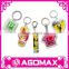Custom design clear acrylic keyholder / plastic key chain / blank acrylic plastic keychain