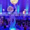 Shanghai party banquet acrylic LED glowing tabletop decorative centerpiece