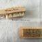 Wooden handle nail brush